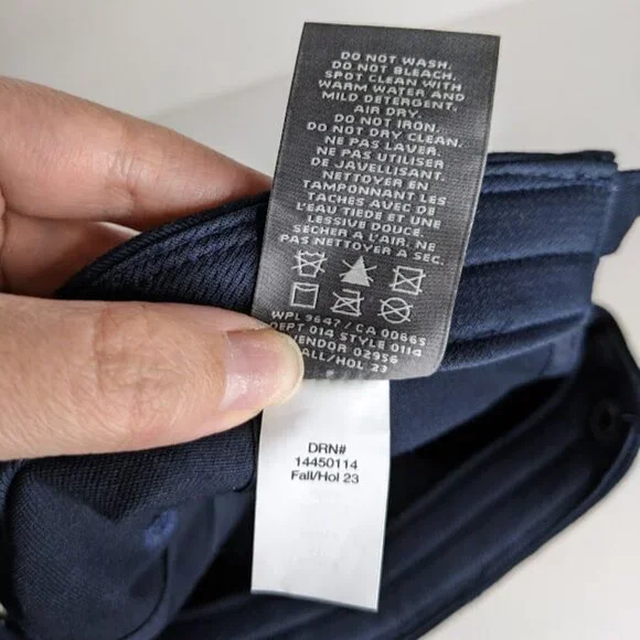 Eddie Bauer NWT Dad Hat One Size Blue Embroidered Bear Logo Baseball Cap - Picture 8 of 8